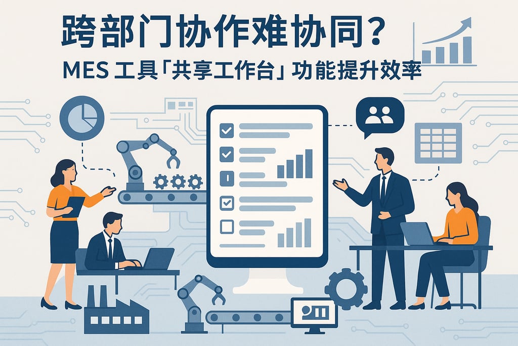 跨部门协作难协同？MES 工具「共享工作台」功能提升效率